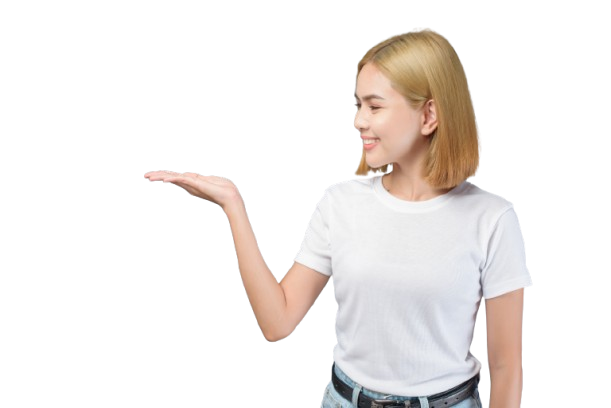 An hand reaching out to the left, holding Firey (asset)